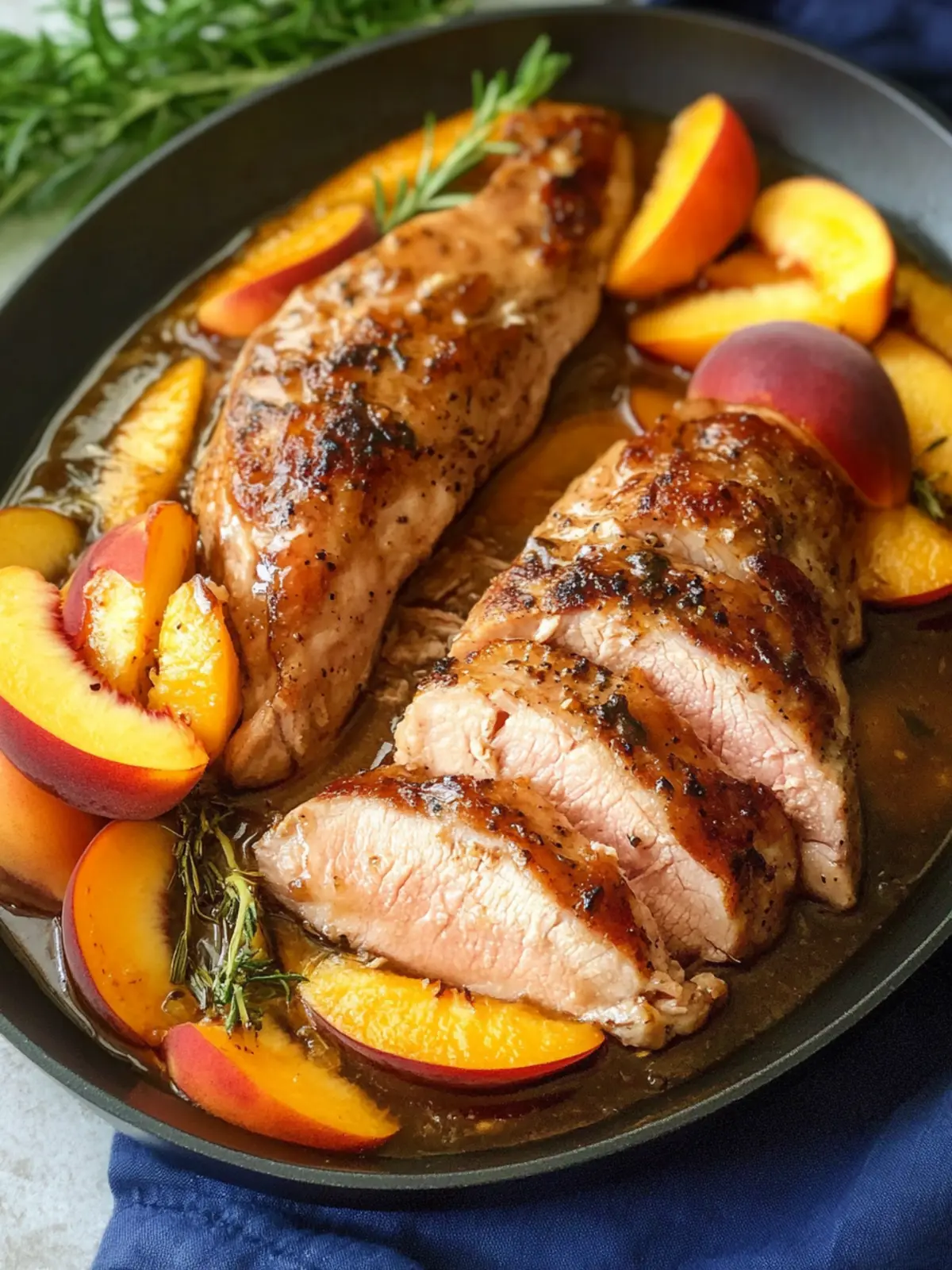 Savory Peach Glazed Pork Tenderloin for a Flavorful Feast 4 Peach Glazed Pork Tenderloin