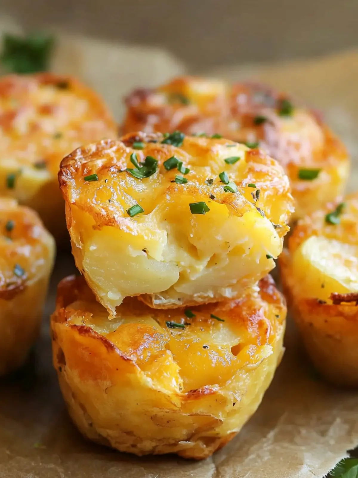 Delicious Potato Cheddar Chive Bakes: Starbucks Copycat Recipe 2 Potato Cheddar Chive Bakes (Starbucks Copycat)