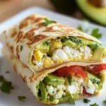 High-Protein Breakfast Wrap with Cottage Cheese and Avocado Delight 43 High-Protein Breakfast Wrap with Cottage Cheese and Avocado