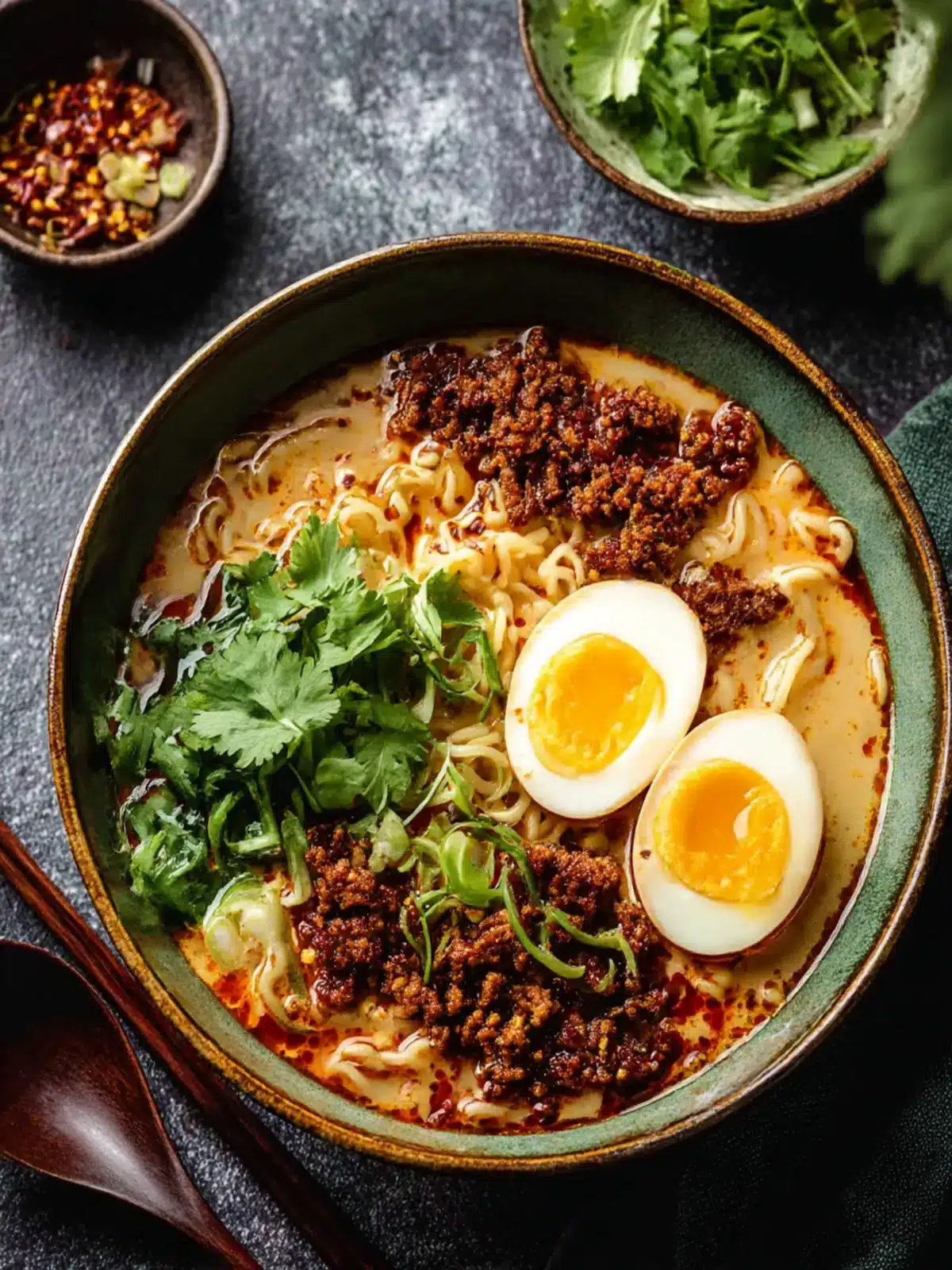 Spicy Tantanmen with Crispy Pork & Jammy Eggs You’ll Love 4 Spicy Tantanmen with Crispy Pork & Jammy Eggs