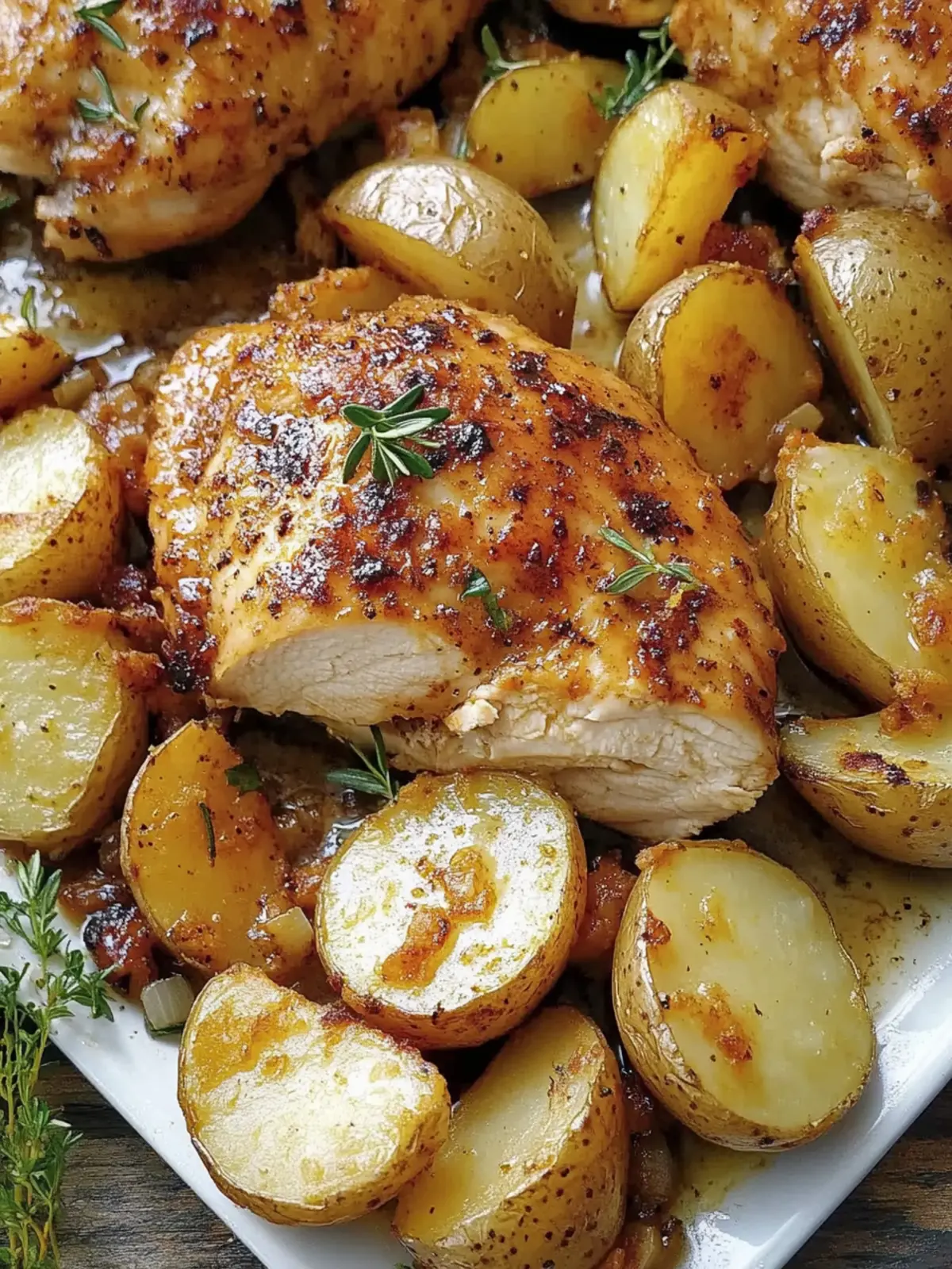 Savory Sheet Pan Chicken and Potatoes: Easy One-Pan Delight 3 Sheet Pan Chicken and Potatoes