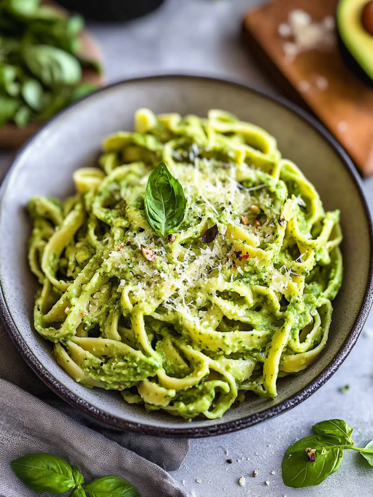 Avocado Pesto Pasta: Creamy, Dreamy Dinner Delight 2 Avocado Pesto Pasta
