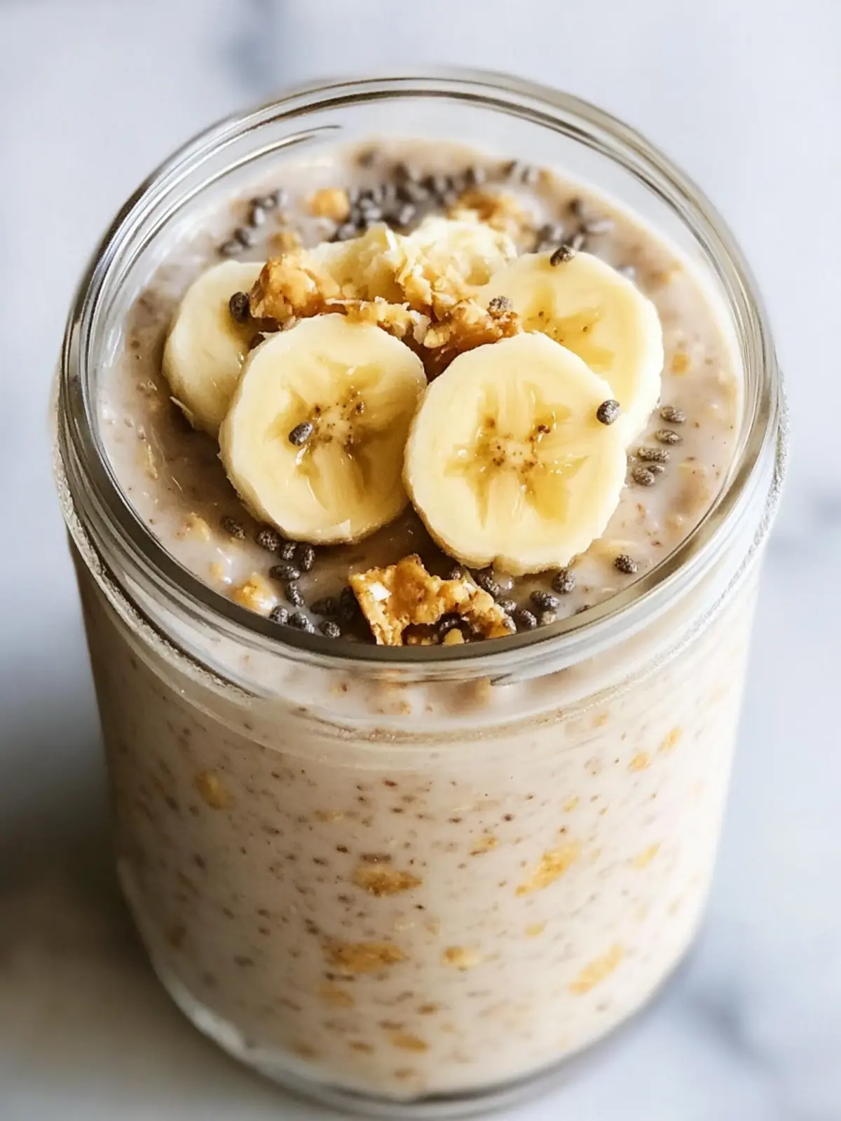 High Protein Peanut Butter Banana Overnight Oats Bliss 2 High Protein Peanut Butter Banana Overnight Oats