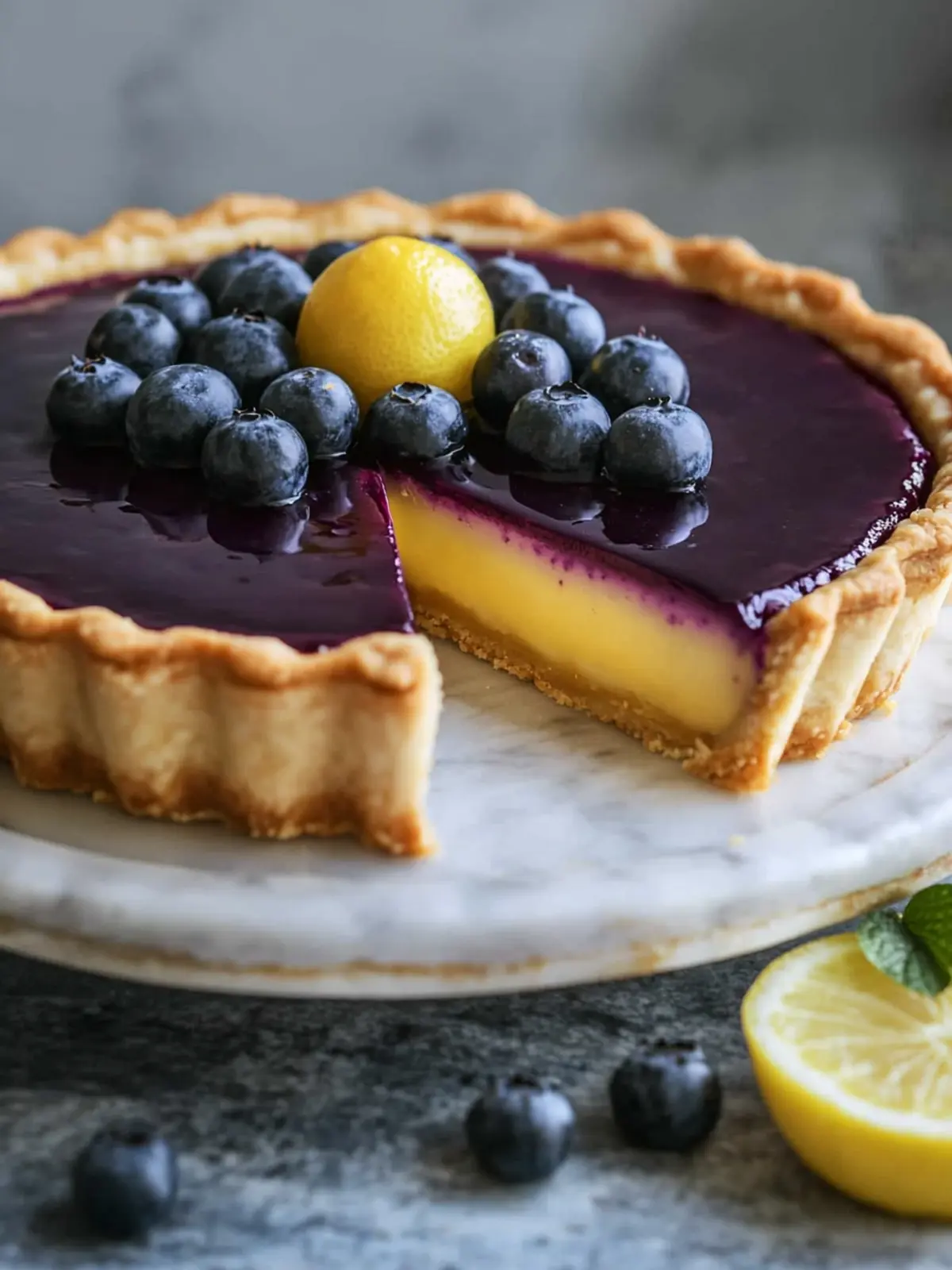 Irresistible Blueberry-Lemon Curd Tart Dessert Ideas to Delight 3 dessert ideas Blueberry–Lemon Curd Tart