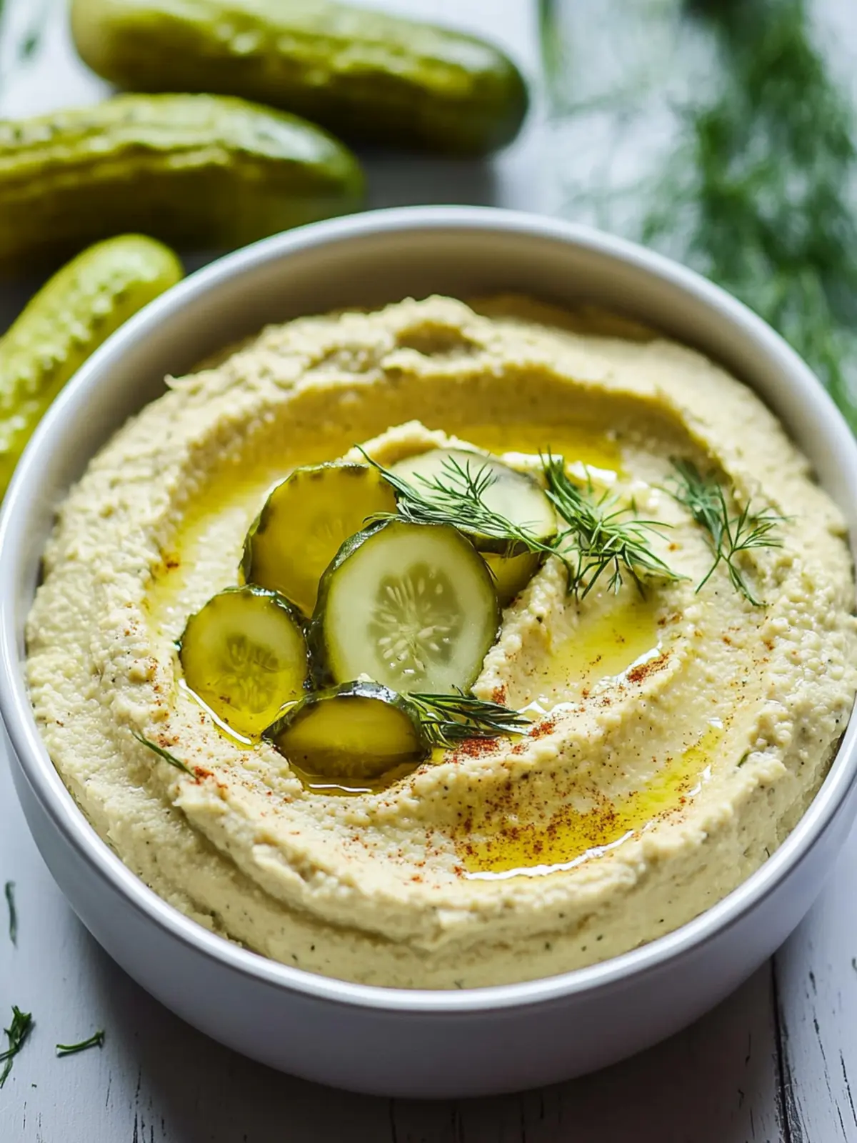 Creamy Dill Pickle Hummus Recipe You'll Crave Daily 3 Creamy Dill Pickle Hummus Recipe