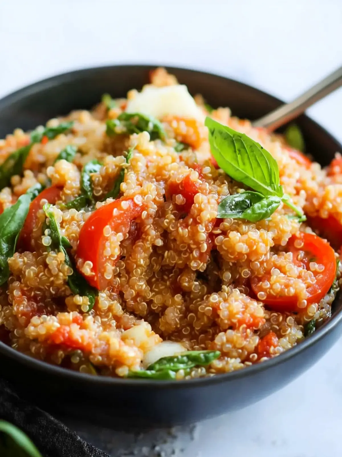 Savor This Easy Tomato & Basil Quinoa Risotto Tonight 5 Easy Tomato & Basil Quinoa Risotto