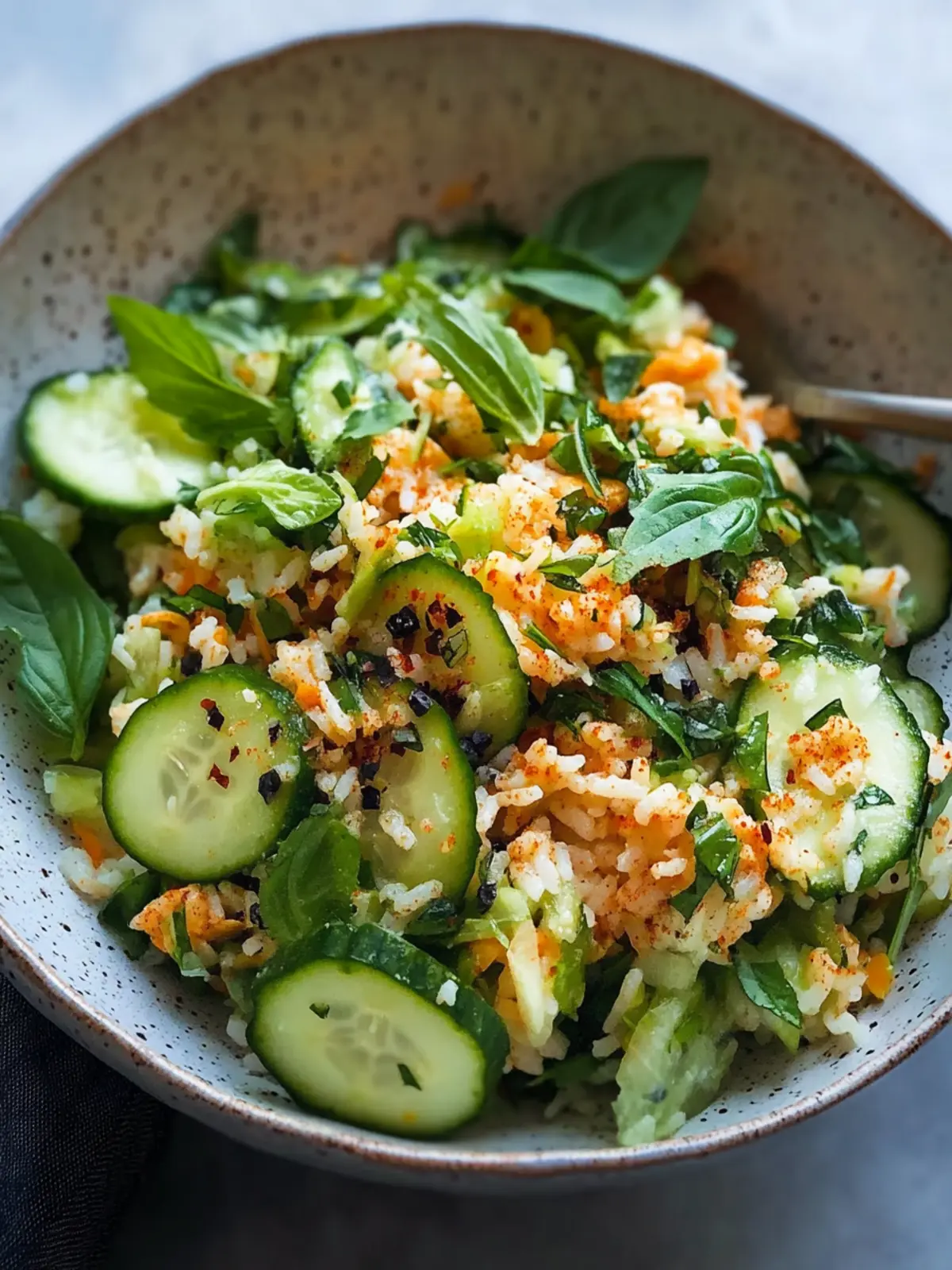 Crispy Rice Salad with Cucumbers and Herbs for a Fresh Dinner 2 dinner ideas Crispy Rice Salad with Cucumbers and Herbs