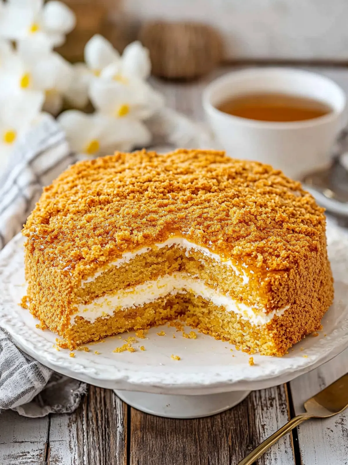 Irresistibly Easy Russian Honey Cake (Medovik) Recipe 3 easy dessert Russian Honey Cake (Medovik)
