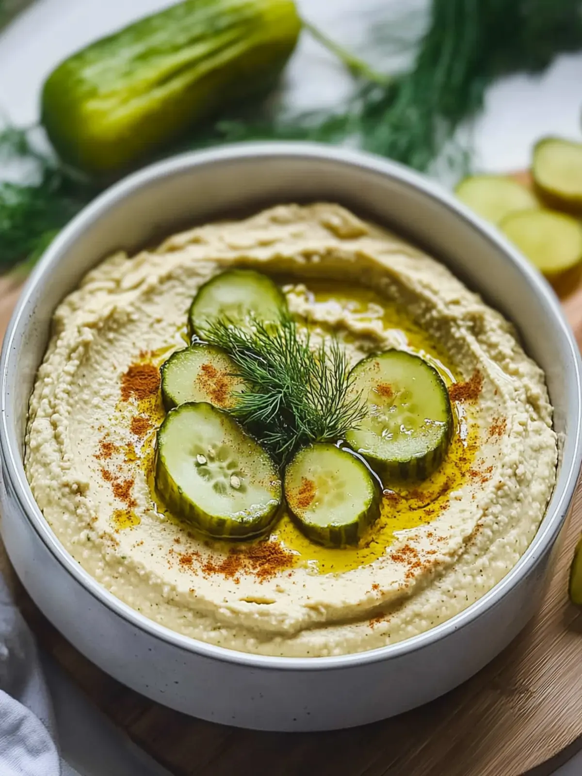 Creamy Dill Pickle Hummus Recipe You'll Crave Daily 4 Creamy Dill Pickle Hummus Recipe