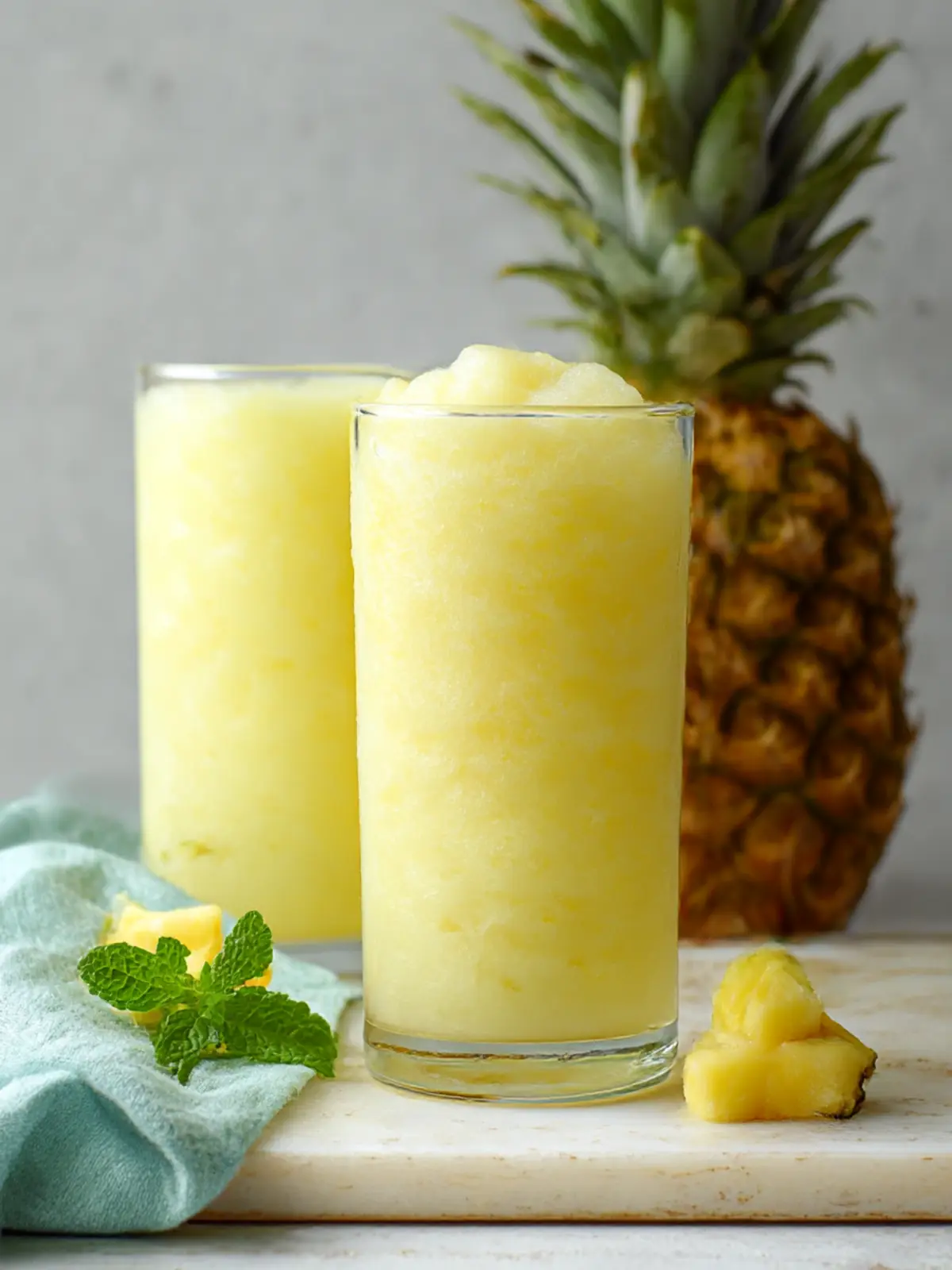 Refreshing Pineapple Rum Slush to Beat the Heat 5 Pineapple Rum Slush