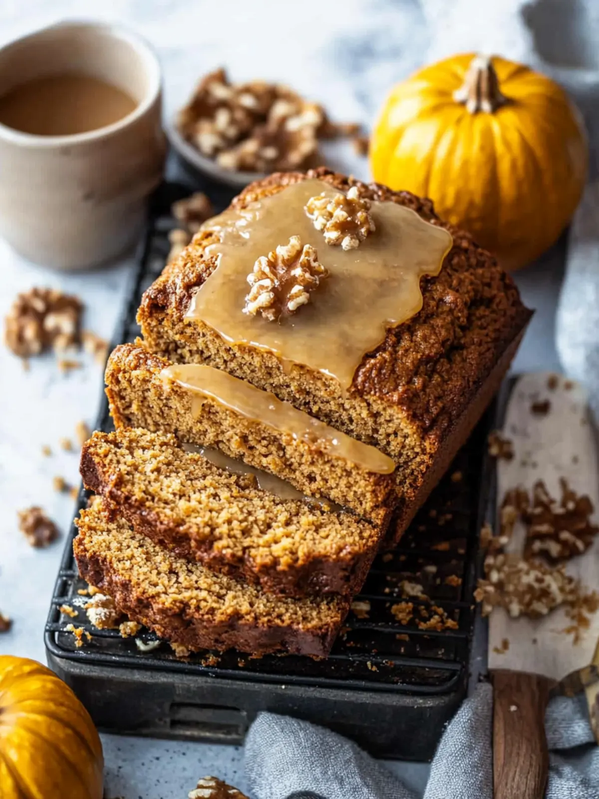 Delicious Pumpkin Bread with Maple Glaze for Cozy Mornings 5 Pumpkin Bread with Maple Glaze