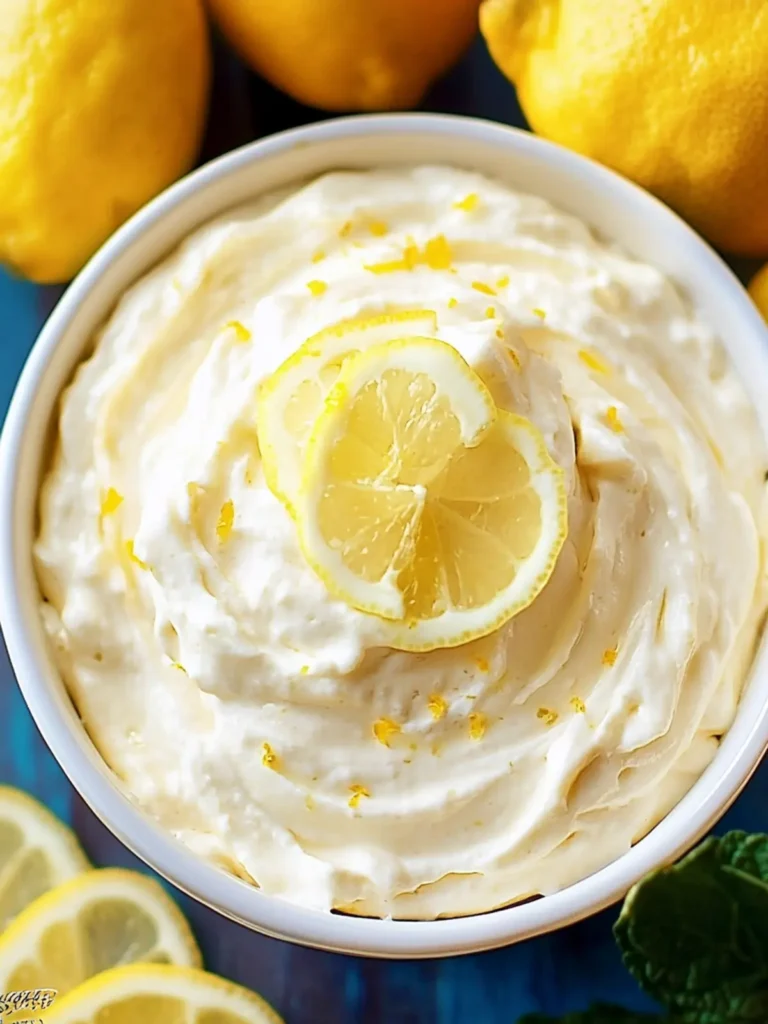 Lemon Fruit Dip
