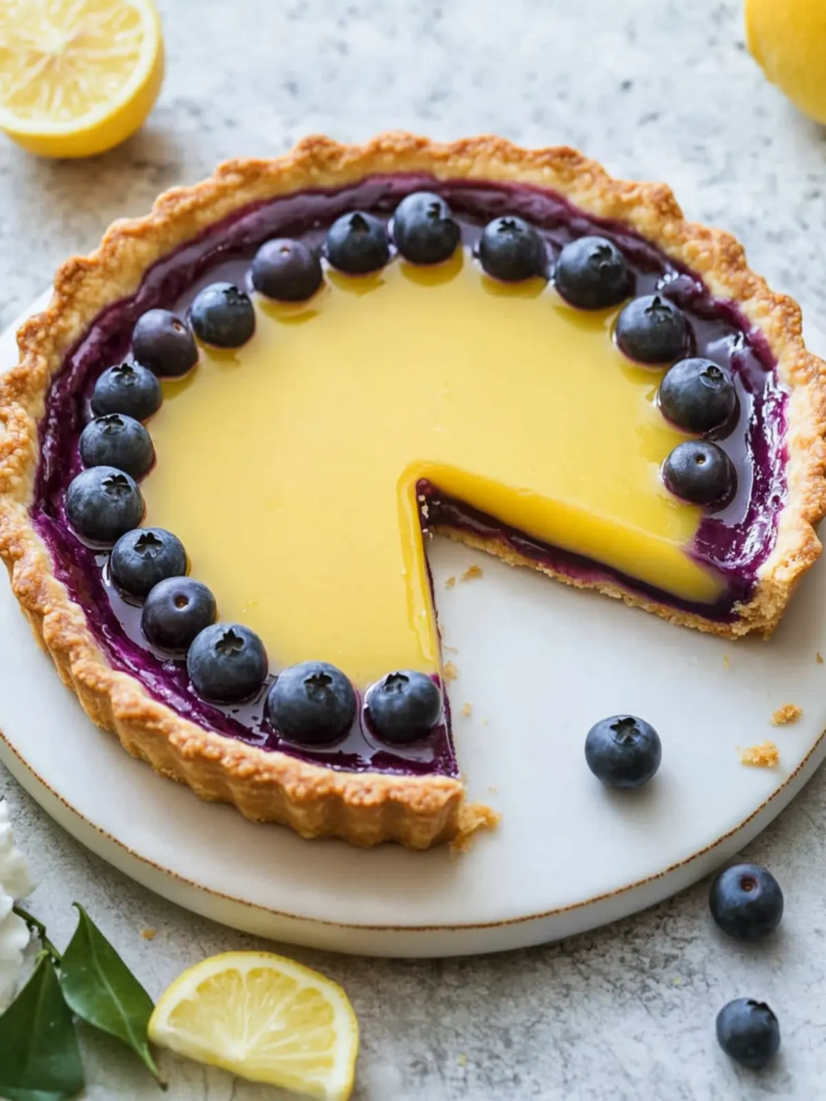 Irresistible Blueberry-Lemon Curd Tart Dessert Ideas to Delight 2 dessert ideas Blueberry–Lemon Curd Tart