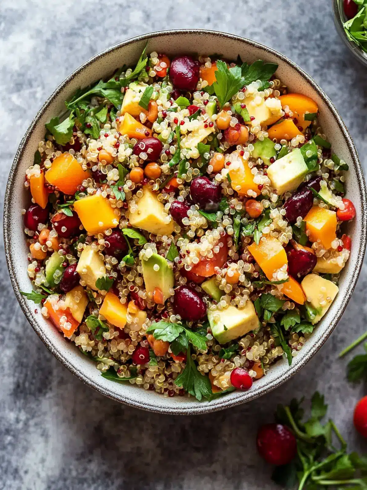 Harvest Quinoa Salad with Roasted Butternut & Apples 4 Harvest Quinoa Salad