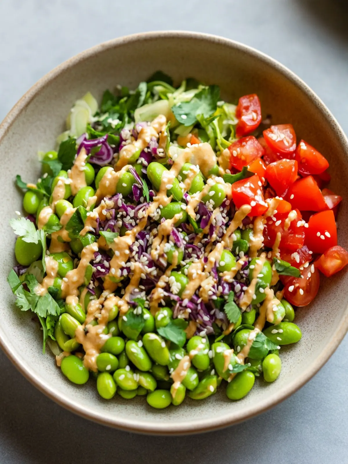 Delicious Edamame Salad with Peanut Ginger Dressing Recipe 2 Edamame Salad