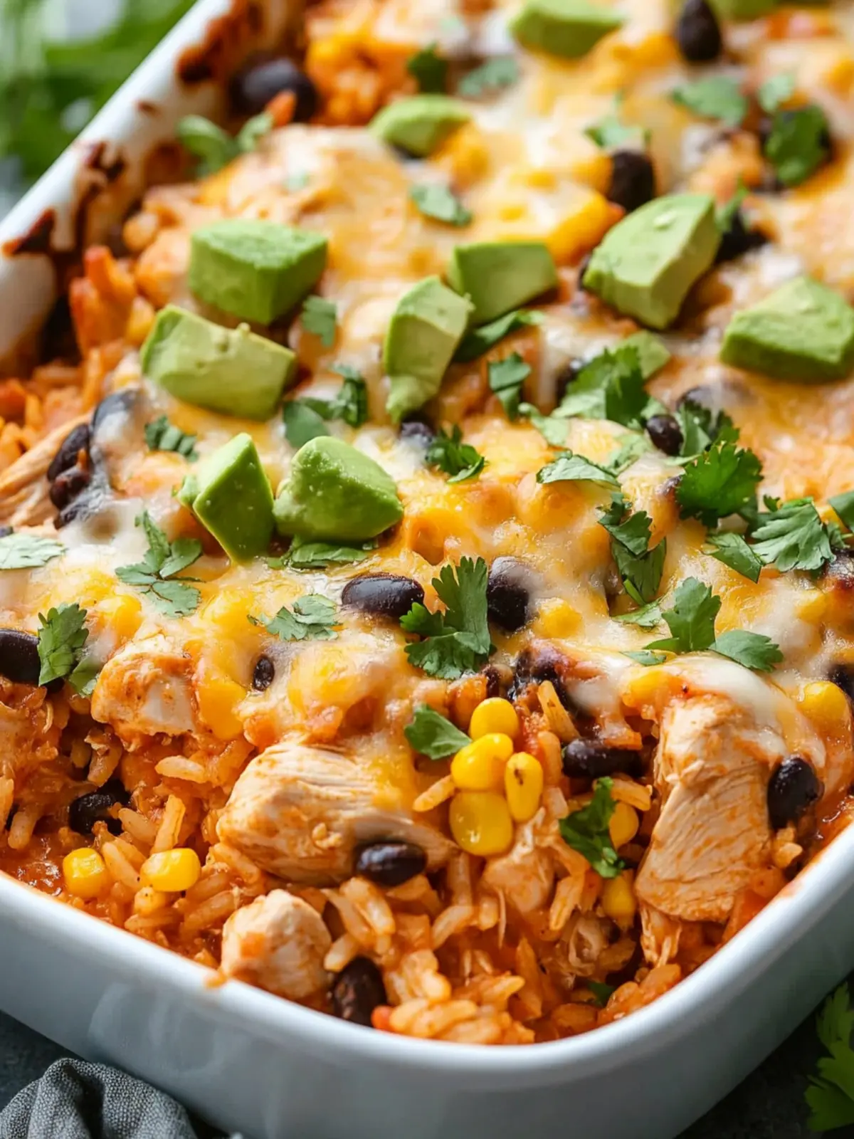 Mexican Chicken and Rice Bake That Will Wow Your Family 5 Mexican Chicken and Rice Bake