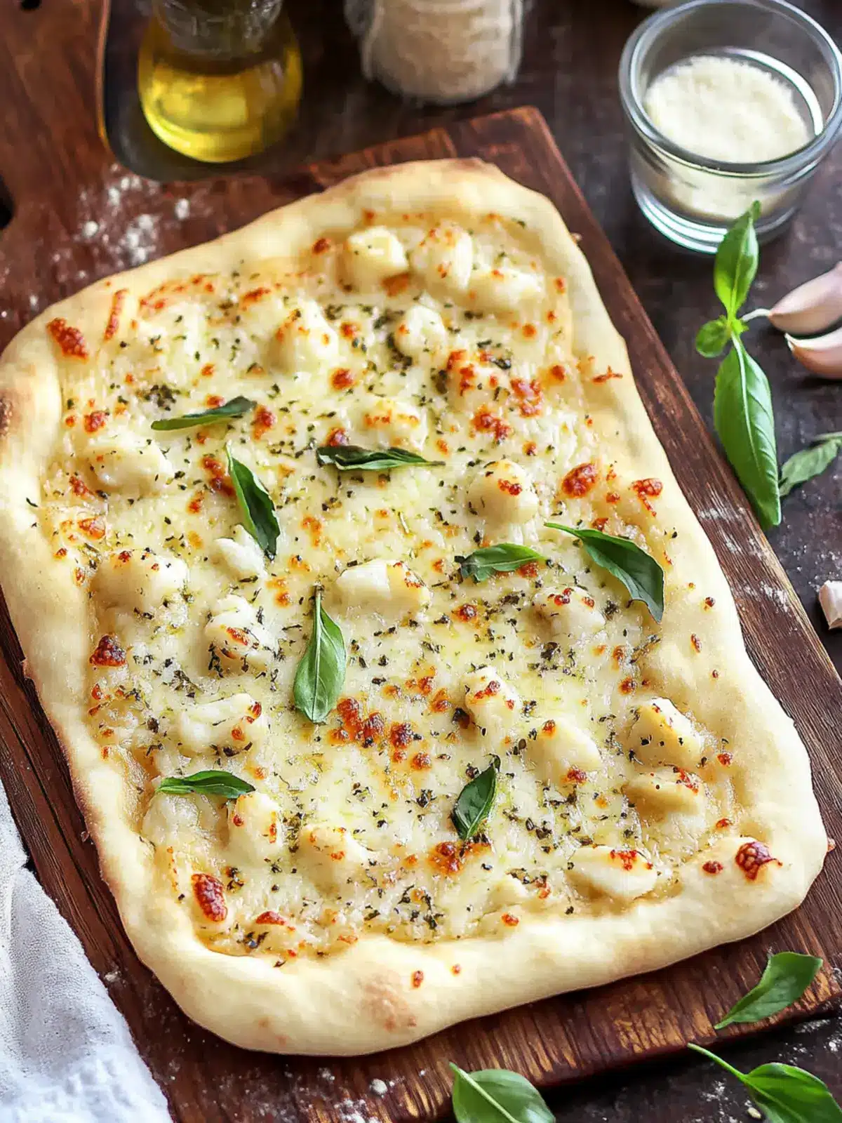 Creamy White Pizza with Garlic Sauce in Just 21 Minutes 2 White Pizza with Garlic Pizza Sauce