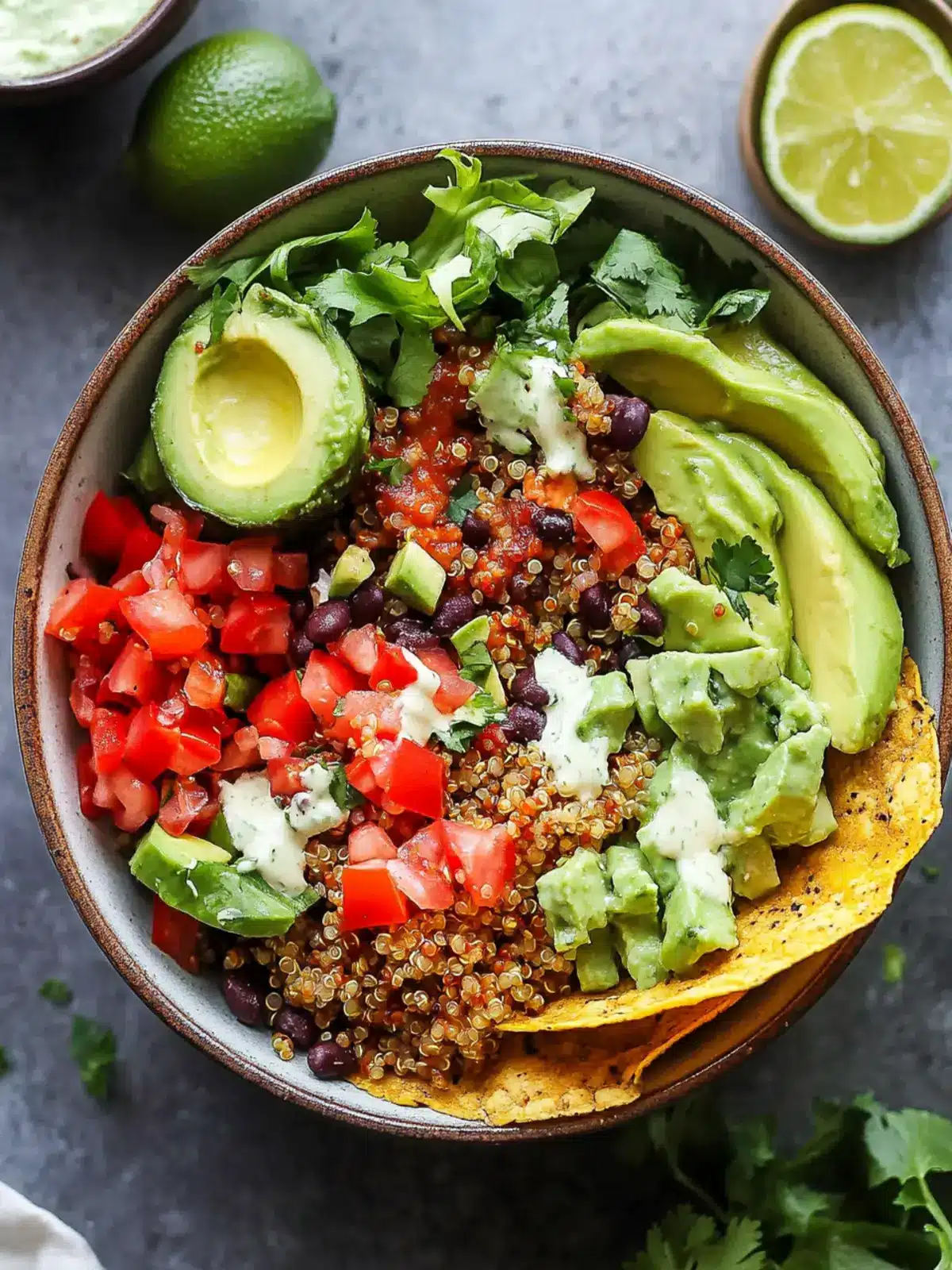 30 Minute Loaded Quinoa Taco Salad You'll Crave Daily 2 30 Minute Loaded Quinoa Taco Salad