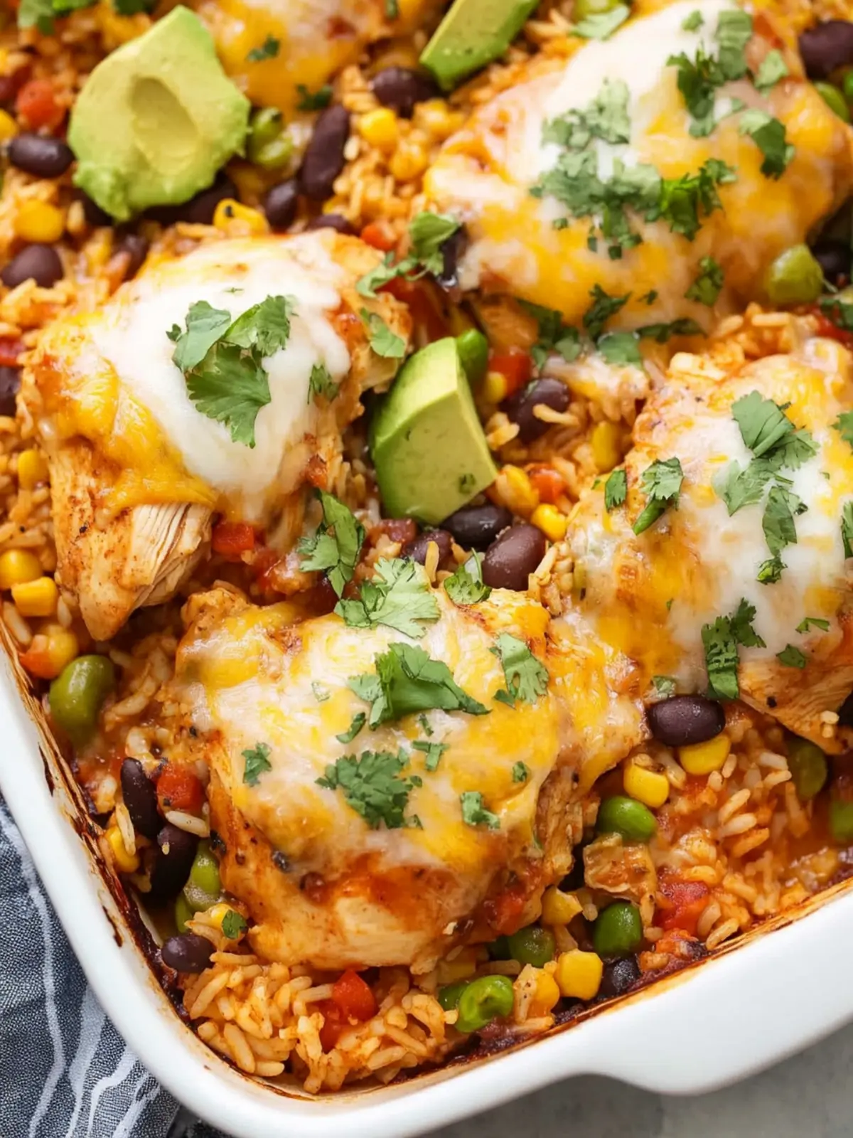Mexican Chicken and Rice Bake That Will Wow Your Family 3 Mexican Chicken and Rice Bake