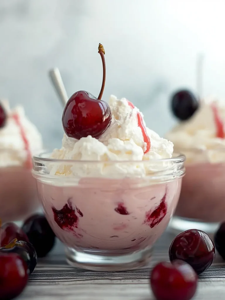 Keto Cherry Cheesecake Fluff