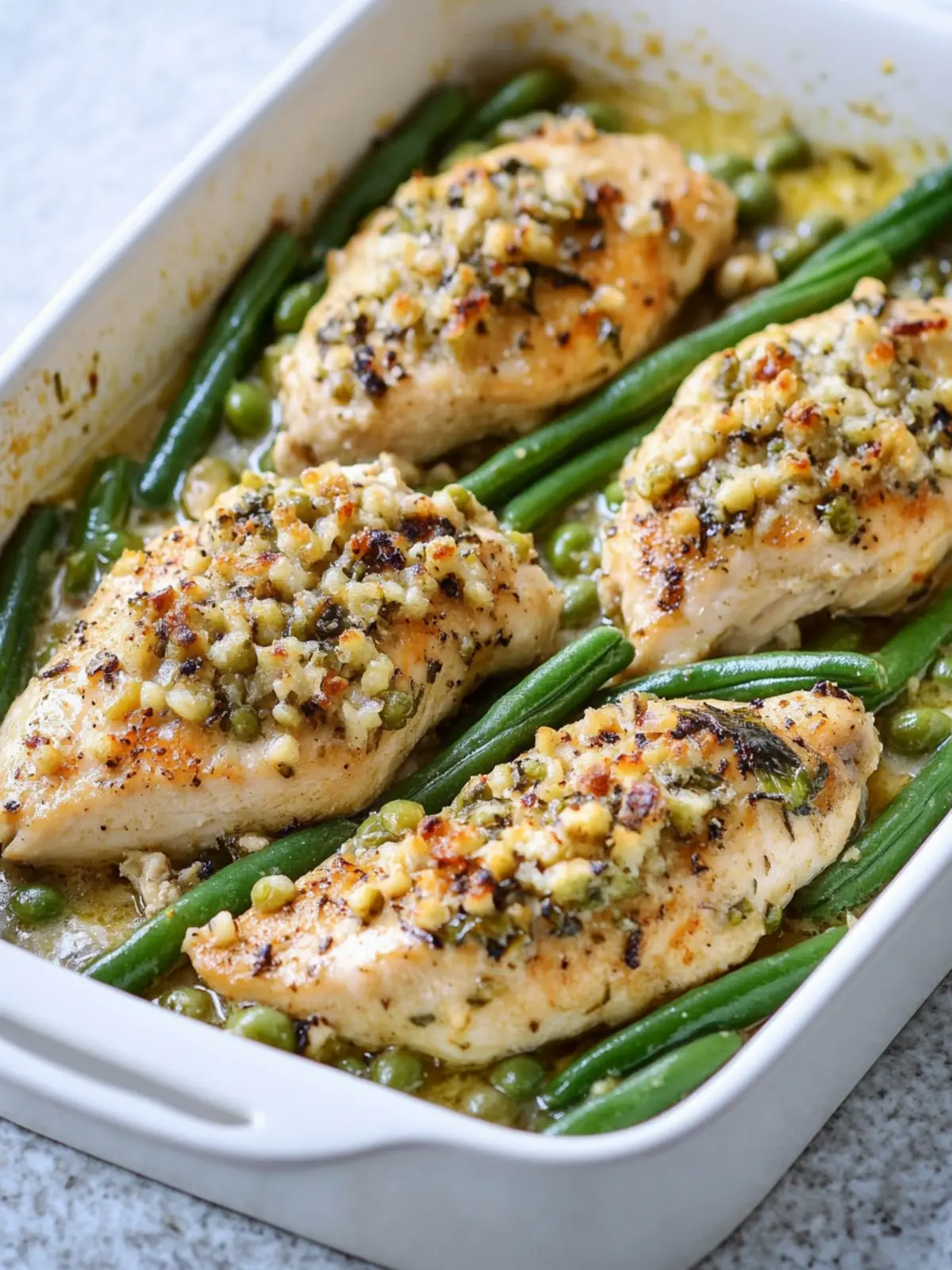 Oven Baked 5-Ingredient Amish Green Bean Chicken Delight 2 Oven Baked 5-Ingredient Amish Green Bean Chicken