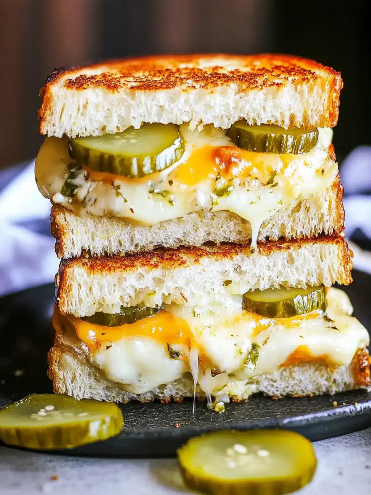Cheesy Pickle Grilled Cheese Sandwich You'll Crave Daily 2 Pickle Grilled Cheese Sandwich