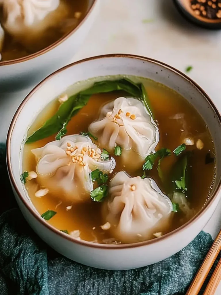 Rice Paper Dumpling “Wonton” Soup