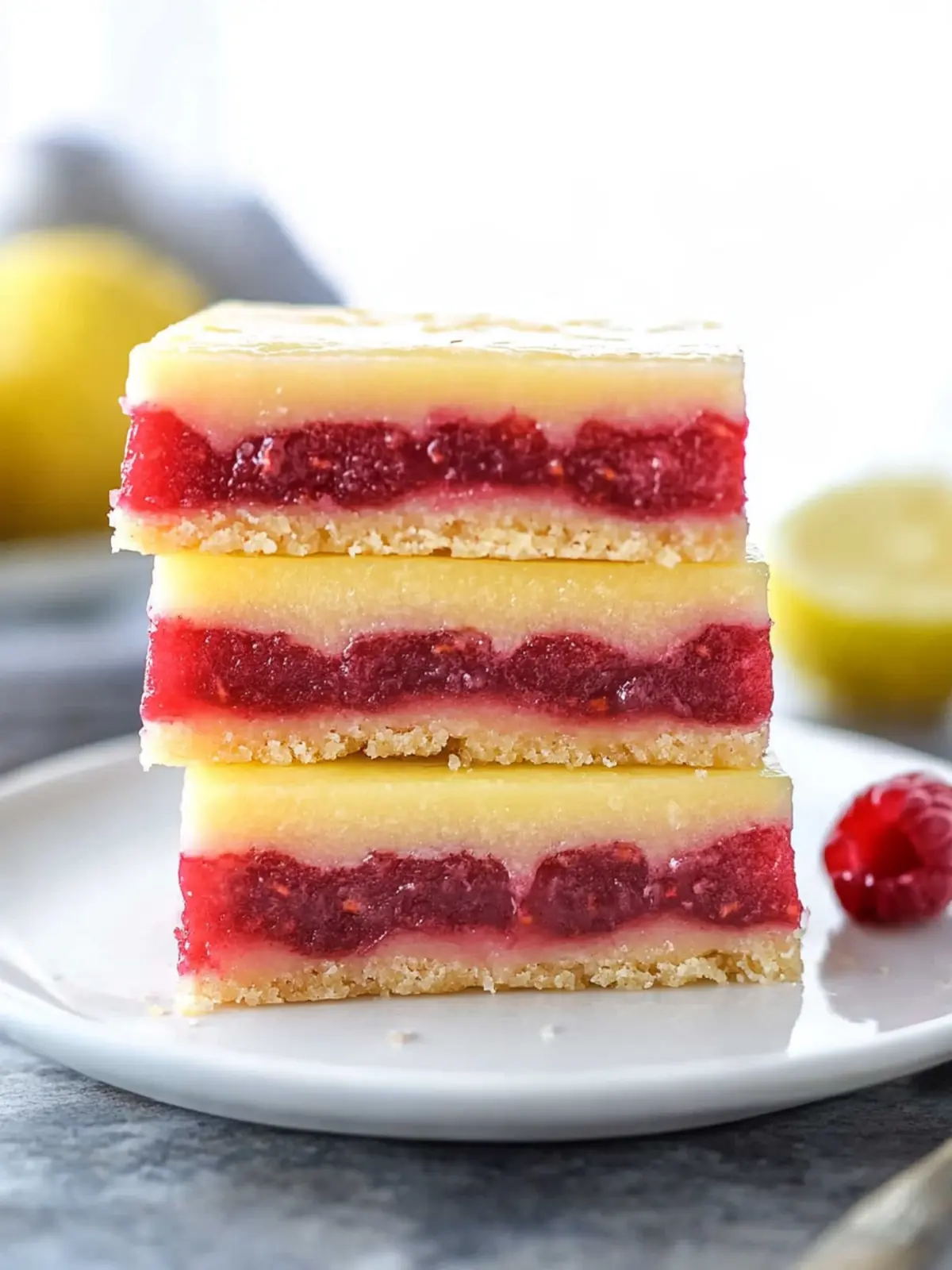Zesty Lemon Raspberry Bars That Will Brighten Your Day 3 Lemon Raspberry Bars