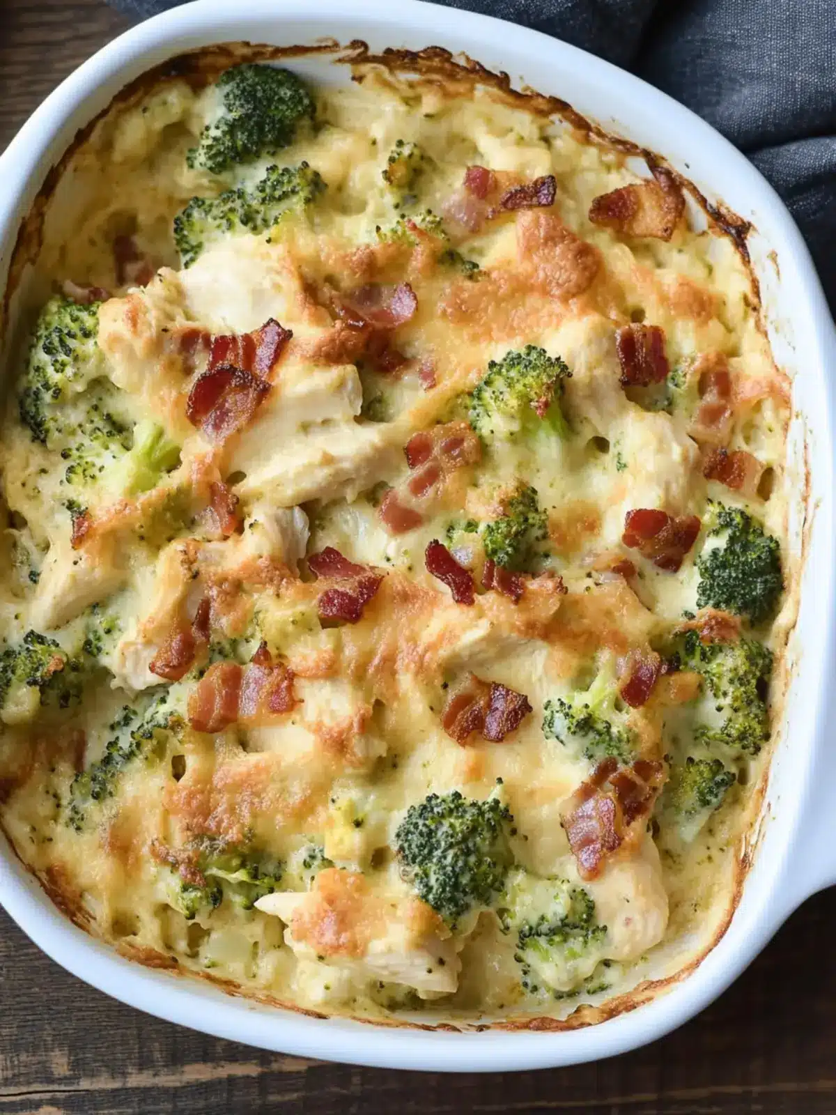 Creamy Chicken, Broccoli & Bacon Casserole for Cozy Nights 2 Creamy Chicken, Broccoli & Bacon Casserole