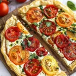 Savory Tomato Ricotta Phyllo Tart to Wow Your Taste Buds 6 Tomato Ricotta Phyllo Tart
