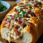 Ultimate Chicken Bacon Ranch Stuffed Bread Recipe You’ll Love 4 Chicken Bacon Ranch Stuffed Bread Recipe