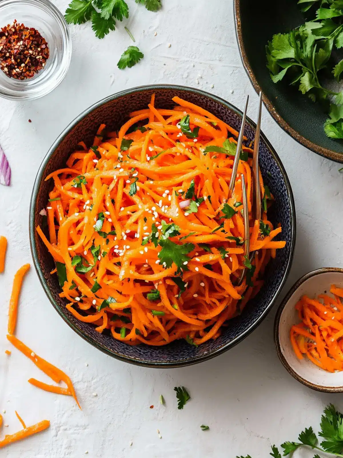 Korean Carrot Salad (Koreiskaya Morkovka)