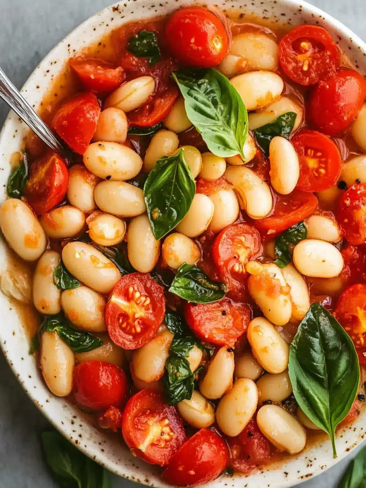 Tomato and Basil Butter Beans: Creamy Comfort in Minutes 2 Tomato and Basil Butter Beans