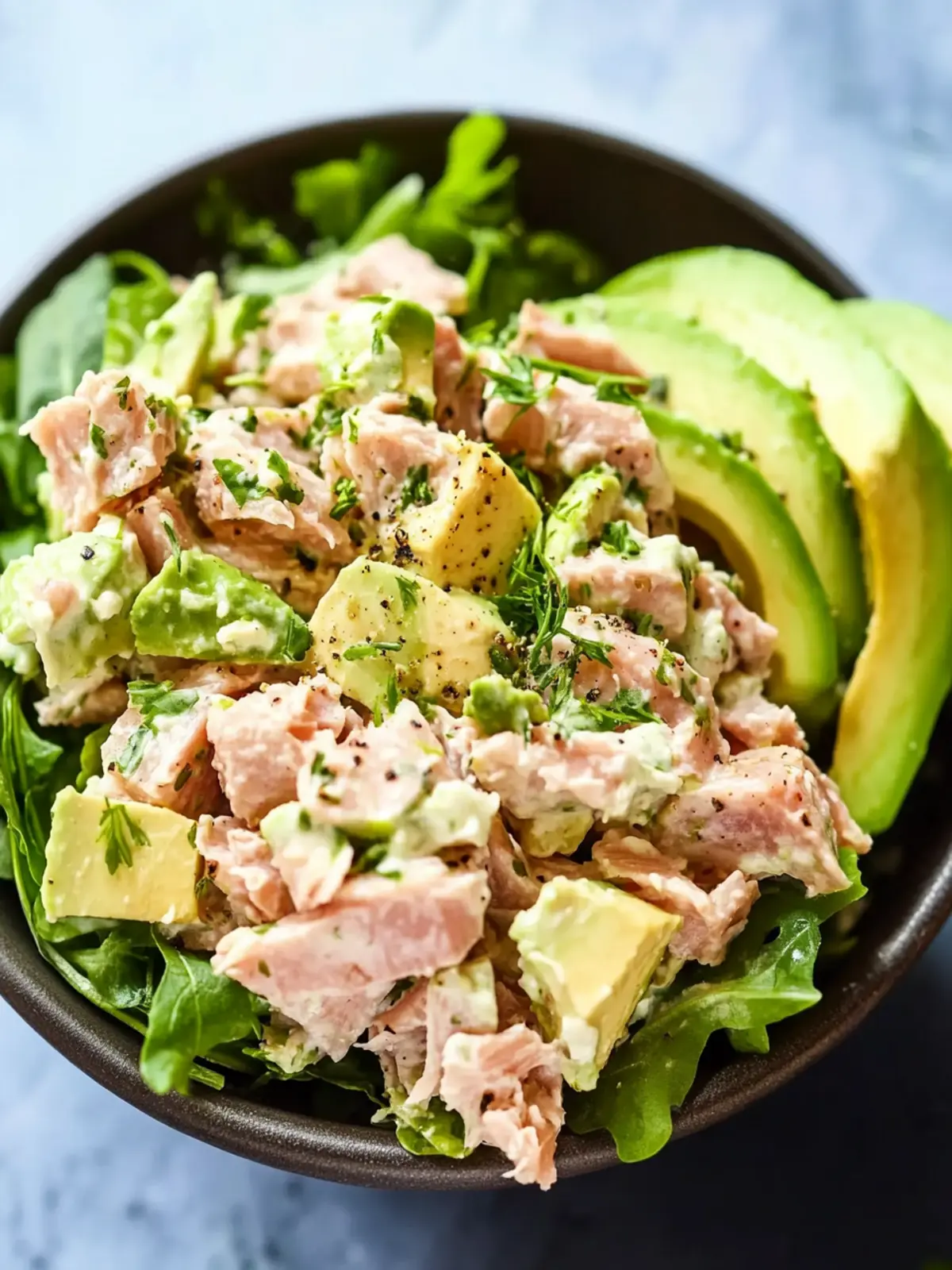 No-Mayo, High-Protein Tuna Salad with Greek Yogurt Magic 2 No-Mayo, High-Protein Tuna Salad with Greek Yogurt & Avocado