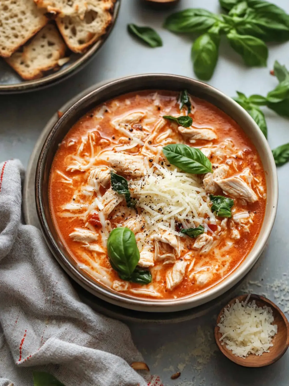 Chicken Parmesan Soup