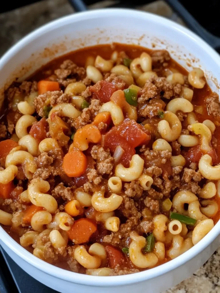 Classic American Goulash