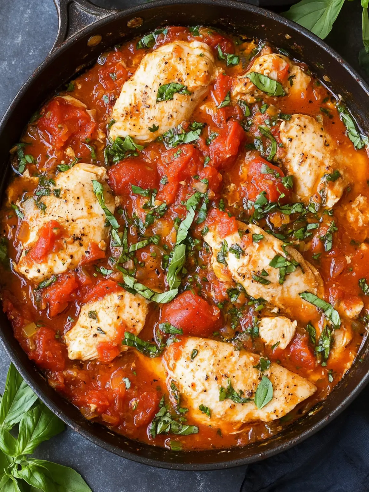 Healthy Chicken Pomodoro Skillet for a Flavorful Home Feast 2 Healthy Chicken Pomodoro Skillet