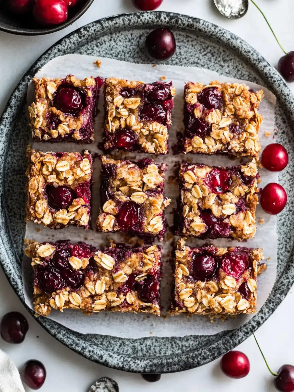 Cherry Breakfast Bars that Elevate Your Morning Routine 2 Cherry Breakfast Bars