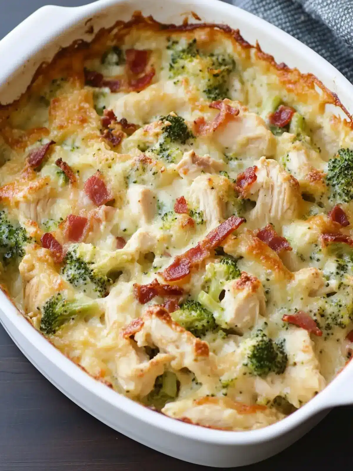 Creamy Chicken, Broccoli & Bacon Casserole for Cozy Nights 3 Creamy Chicken, Broccoli & Bacon Casserole