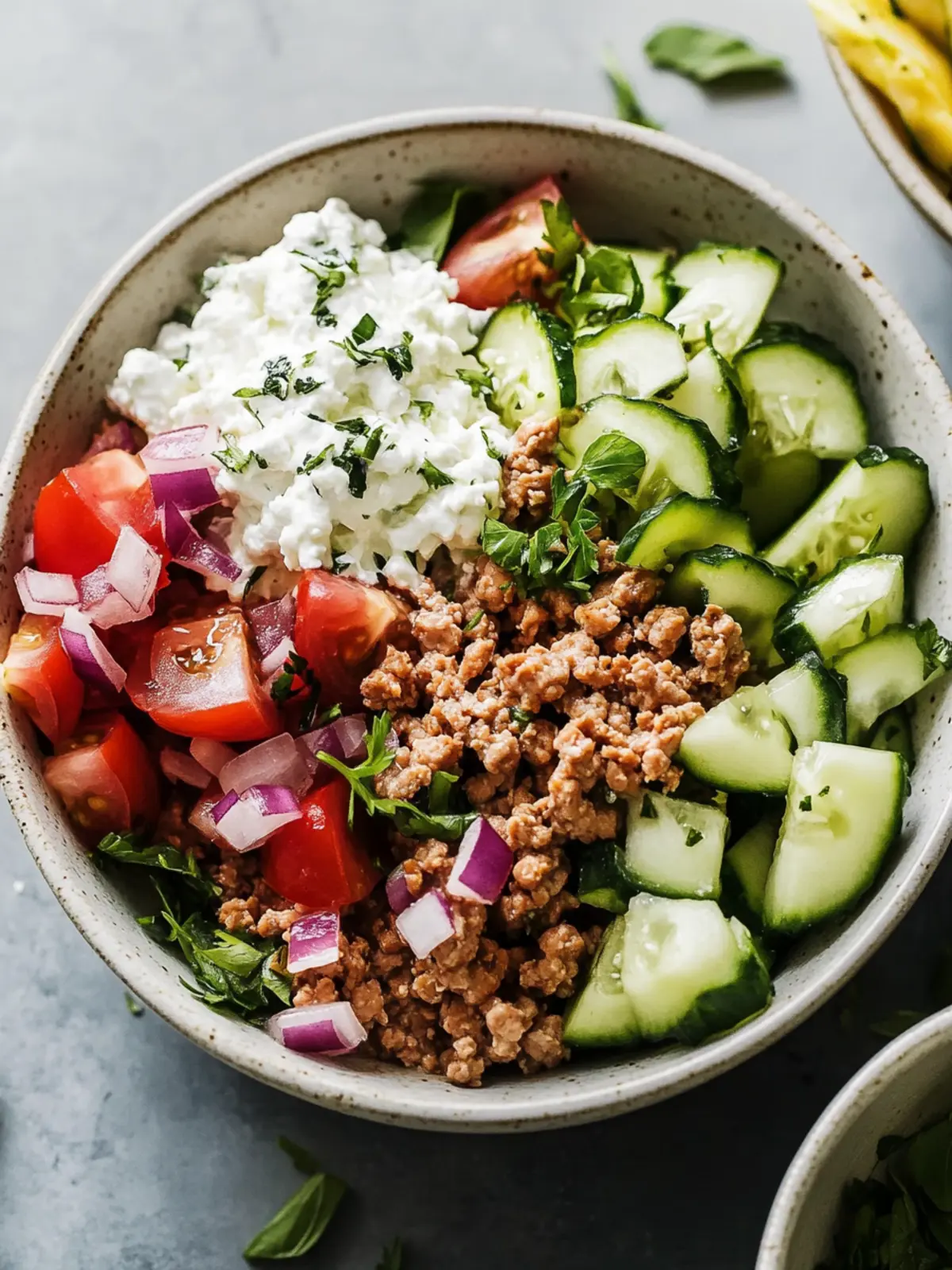 Healthy Greek Ground Chicken Bowls You’ll Love for Dinner 4 Healthy Greek Ground Chicken Bowls