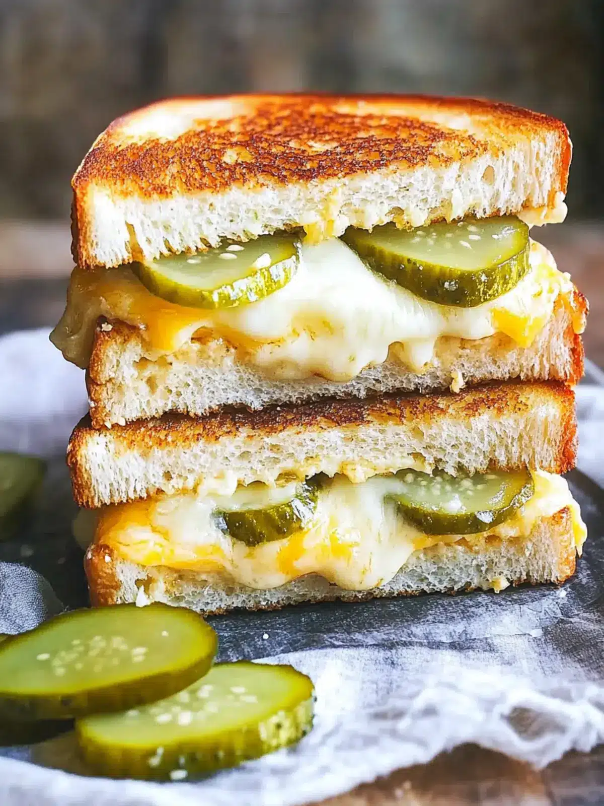 Cheesy Pickle Grilled Cheese Sandwich You'll Crave Daily 5 Pickle Grilled Cheese Sandwich