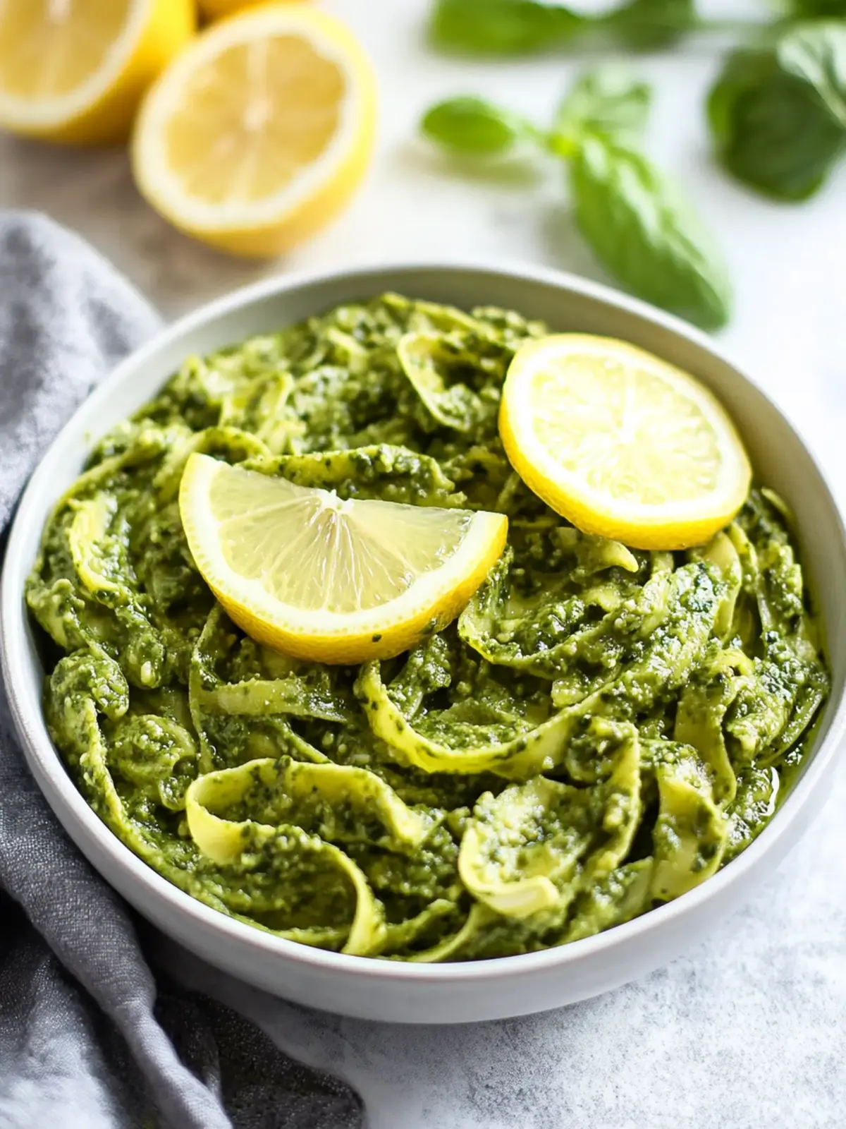 Creamy Avocado Lemon Pesto That's Nut-Free and Vegan 2 Avocado Lemon Pesto (Nut-Free + Vegan)