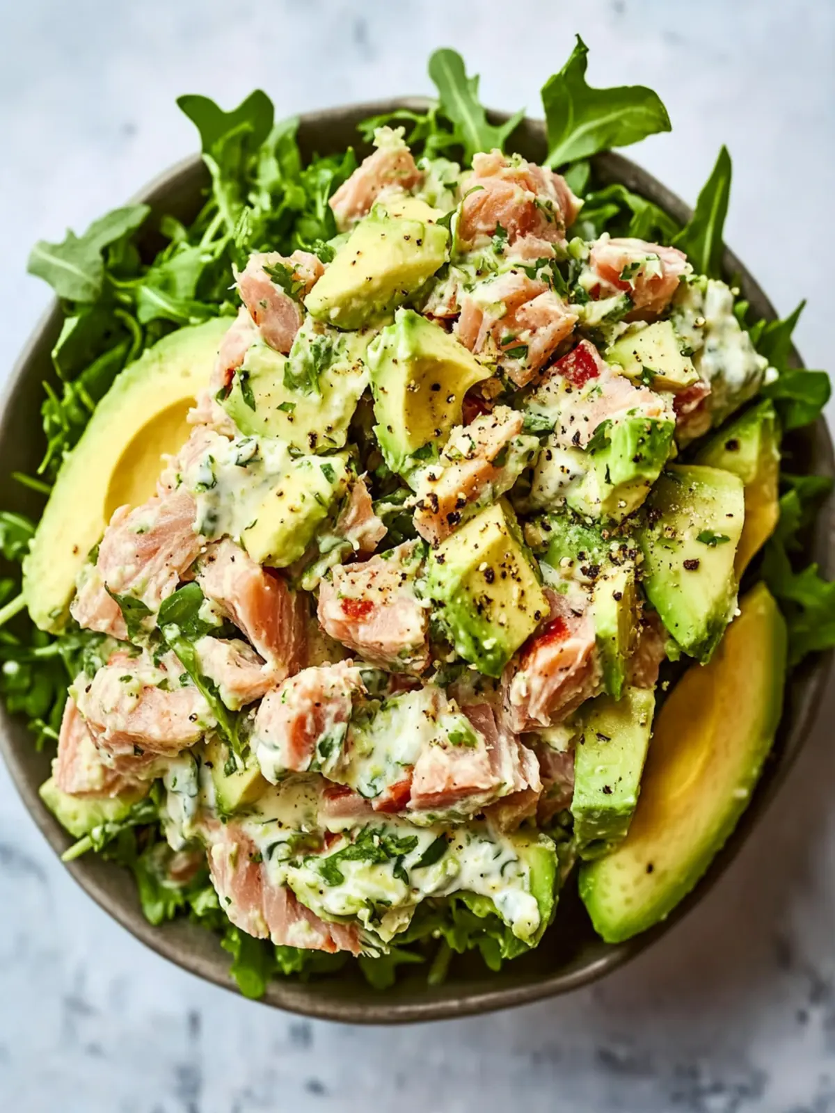 No-Mayo, High-Protein Tuna Salad with Greek Yogurt Magic 3 No-Mayo, High-Protein Tuna Salad with Greek Yogurt & Avocado