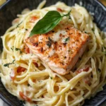 Creamy Salmon Alfredo Pasta with a Cajun Kick Delight 5 Creamy Salmon With Pasta Alfredo and Cajun Recipe