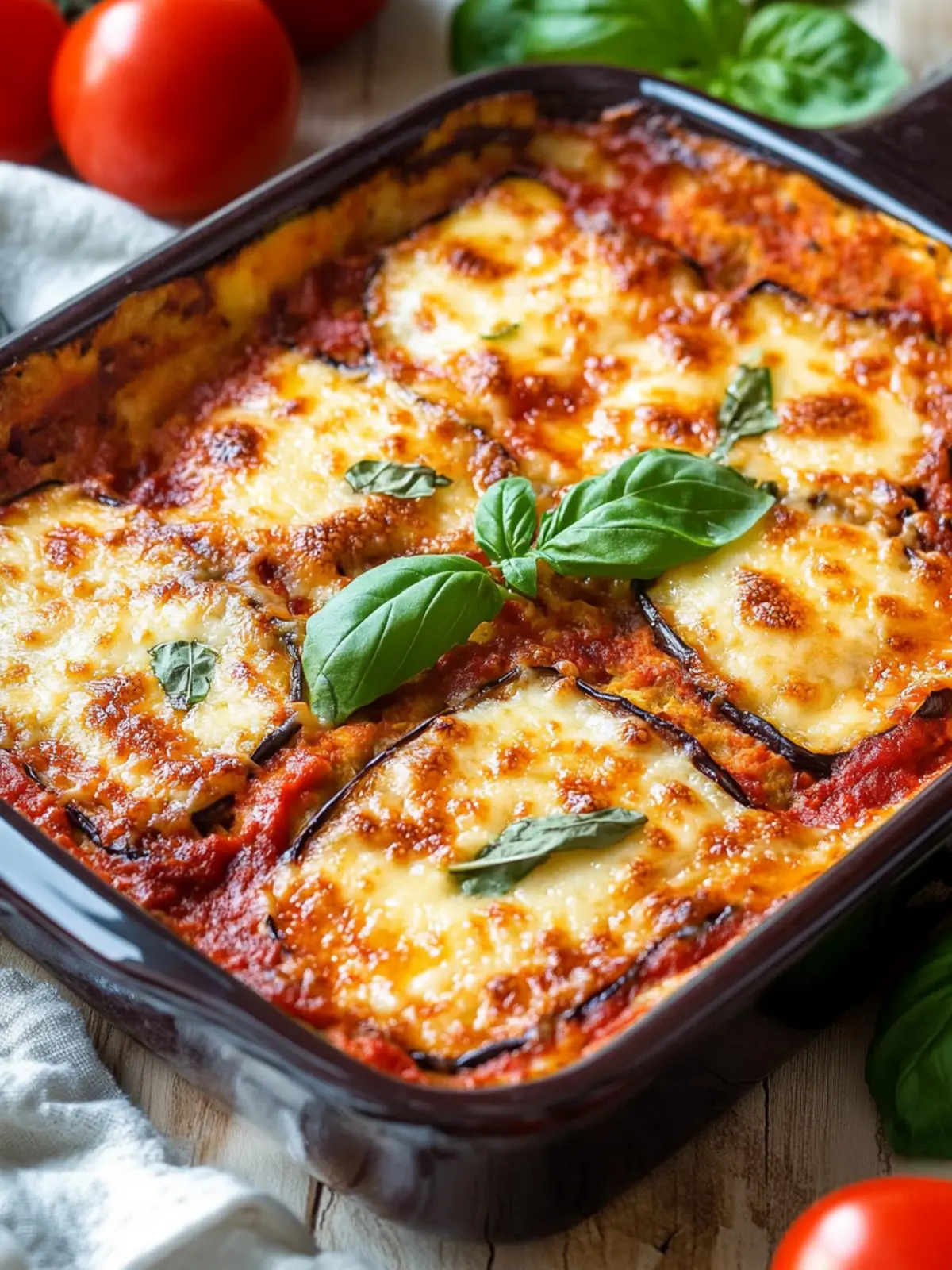 Delicious Eggplant Parmigiana No Frying Required for Your Table 3 Eggplant Parmigiana (No Frying Required)