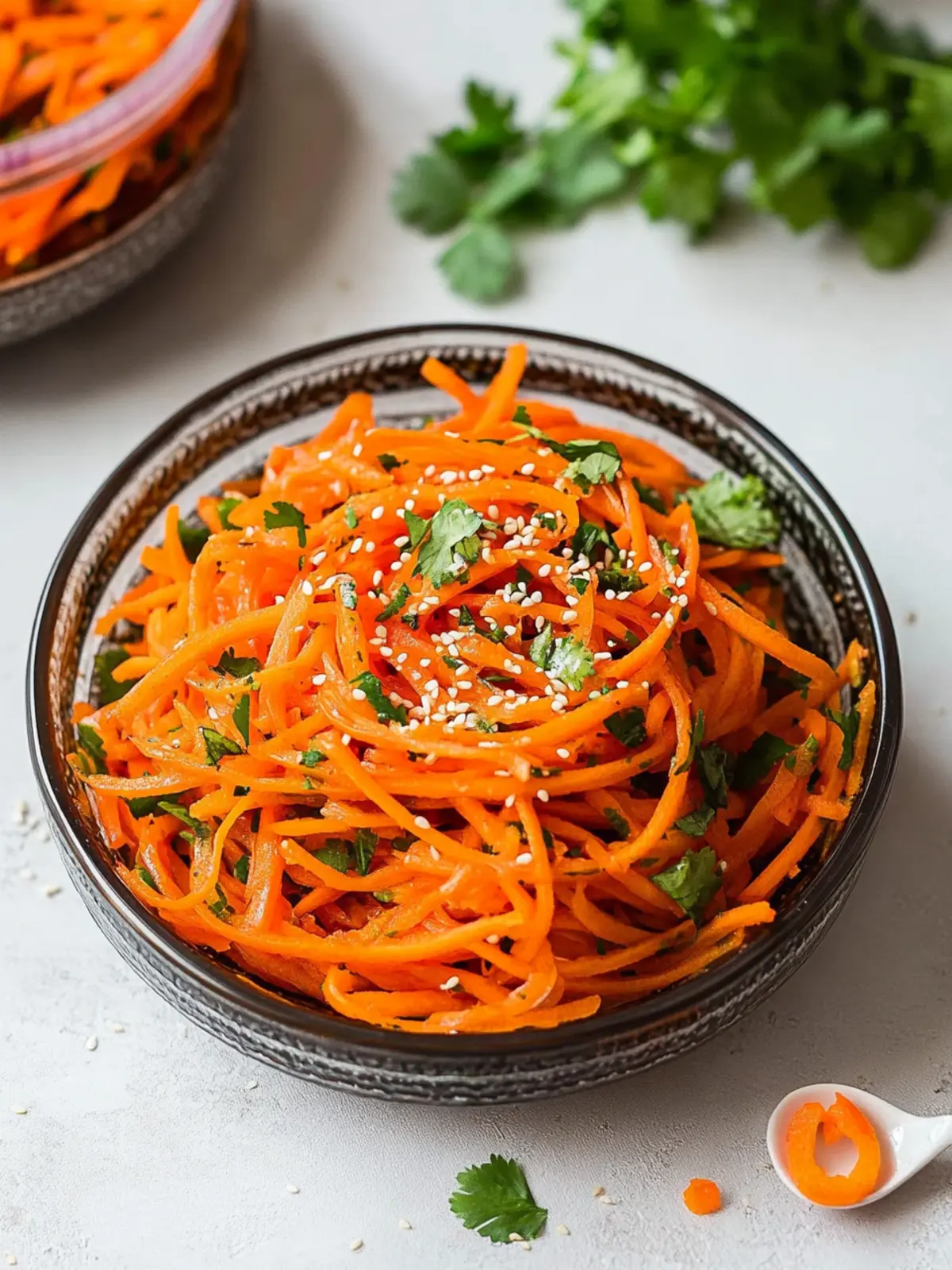 Korean Carrot Salad (Koreiskaya Morkovka)