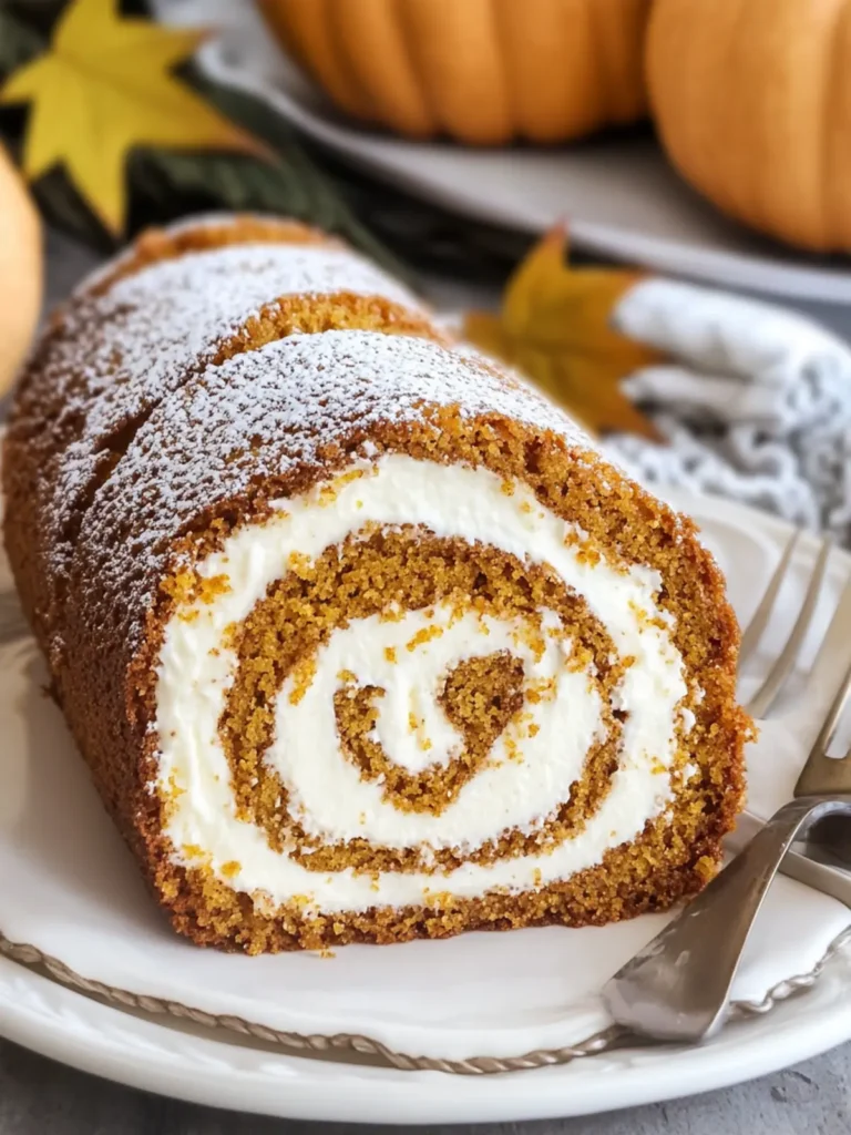 Pumpkin Roll (Classic Pumpkin Roll Cake Recipe)