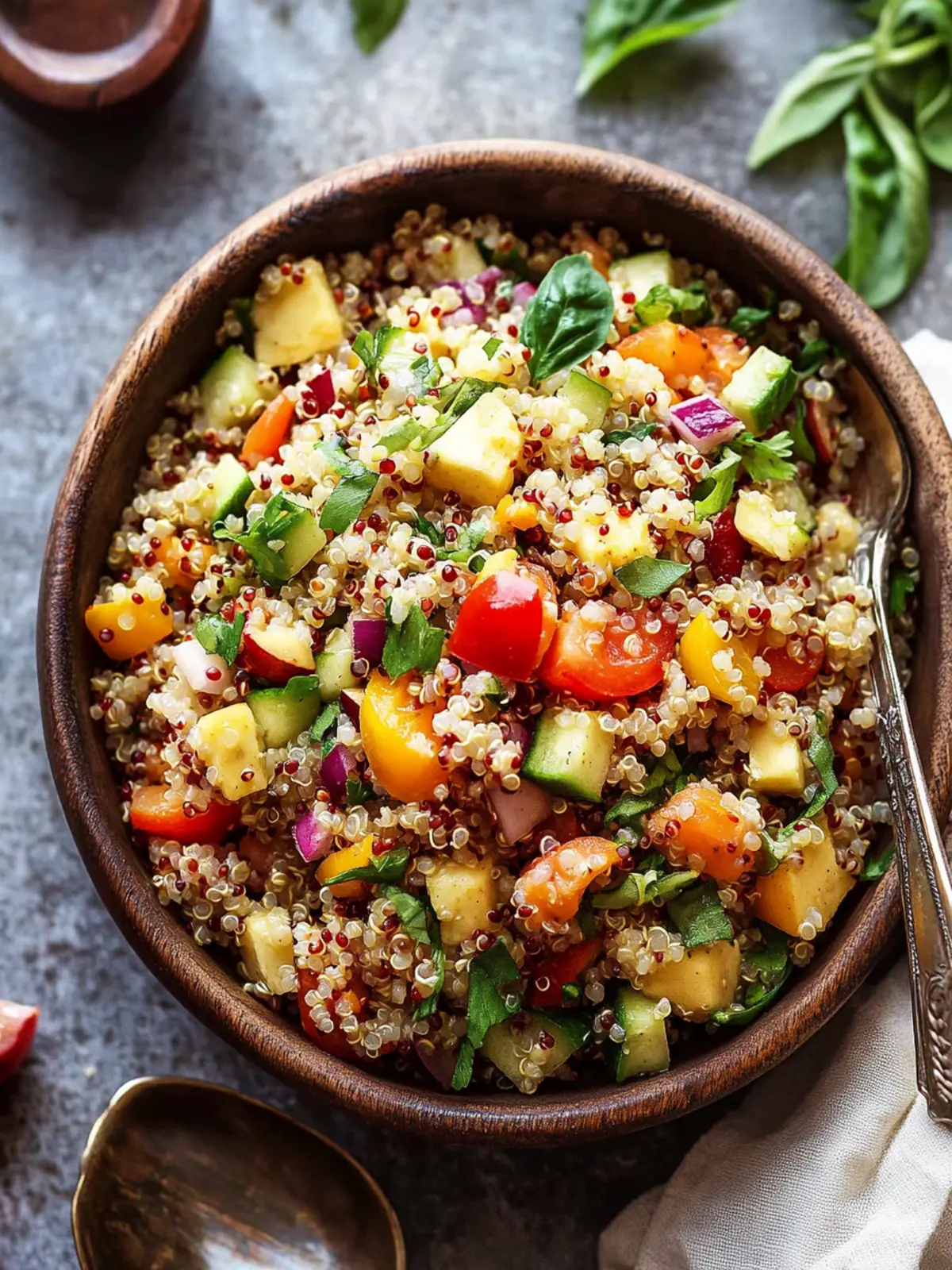 Harvest Quinoa Salad with Roasted Butternut & Apples 5 Harvest Quinoa Salad
