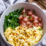 Delicious Scrambled Egg Cottage Cheese Bowl for a Quick Boost 2 Scrambled Egg Cottage Cheese Bowl