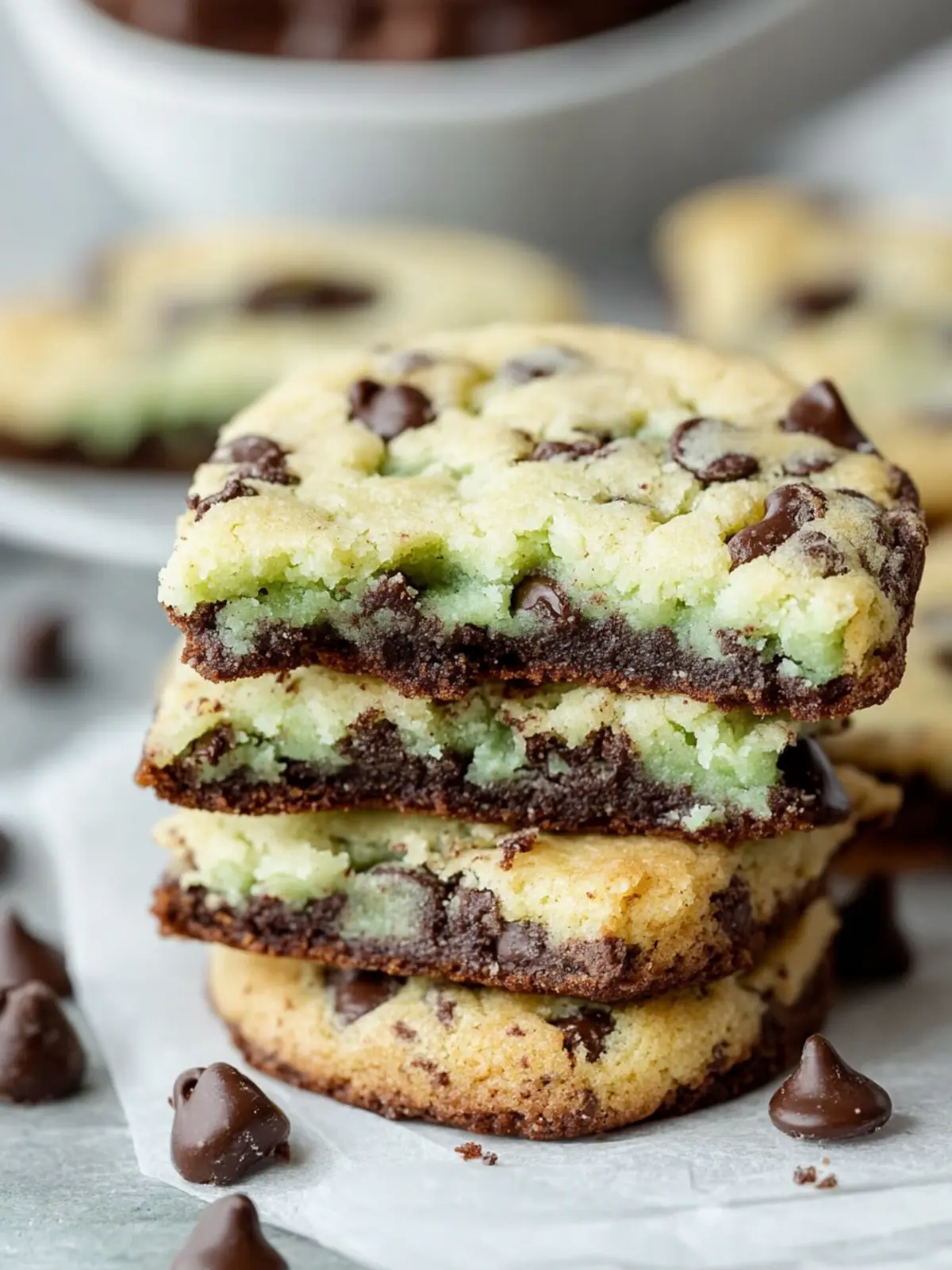 Mint Chip Brookies: An Irresistible Sweet Treat Adventure! 4 Mint Chip Brookies